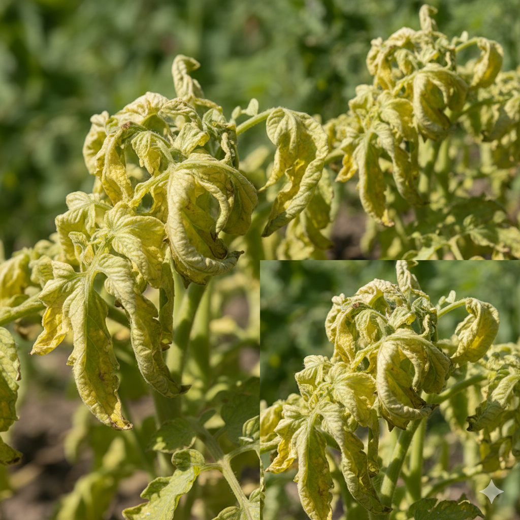 TYLCV symptom identification