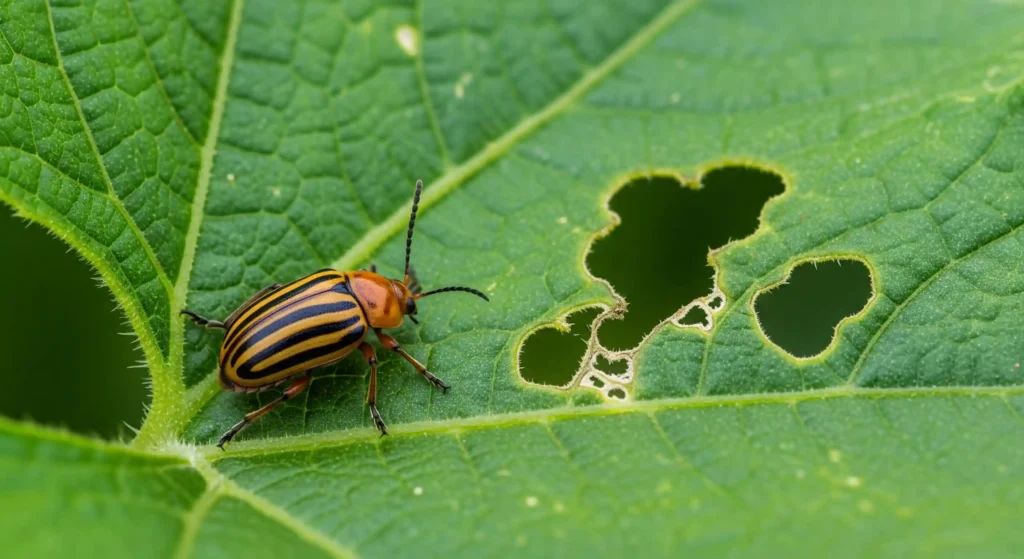 Cucumber Beetles Infesting Zucchini Plants Cucumber Beetles in zucchini